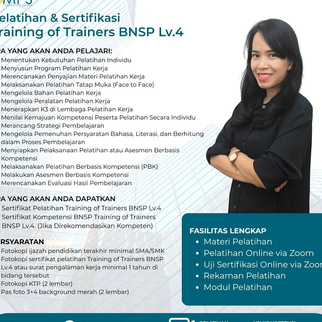Pelatihan SKKNI Level 4 Online, 2 Hari, Rp3,5 Juta
