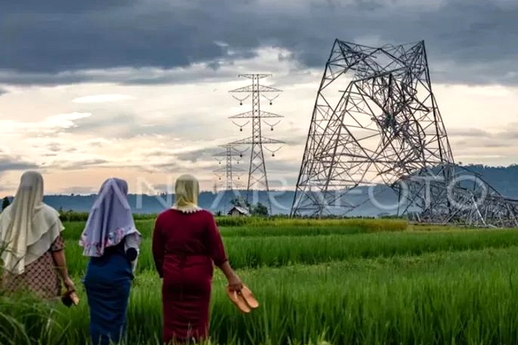 Pemadaman Listrik Massal di Sumut karena Tower Runtuh