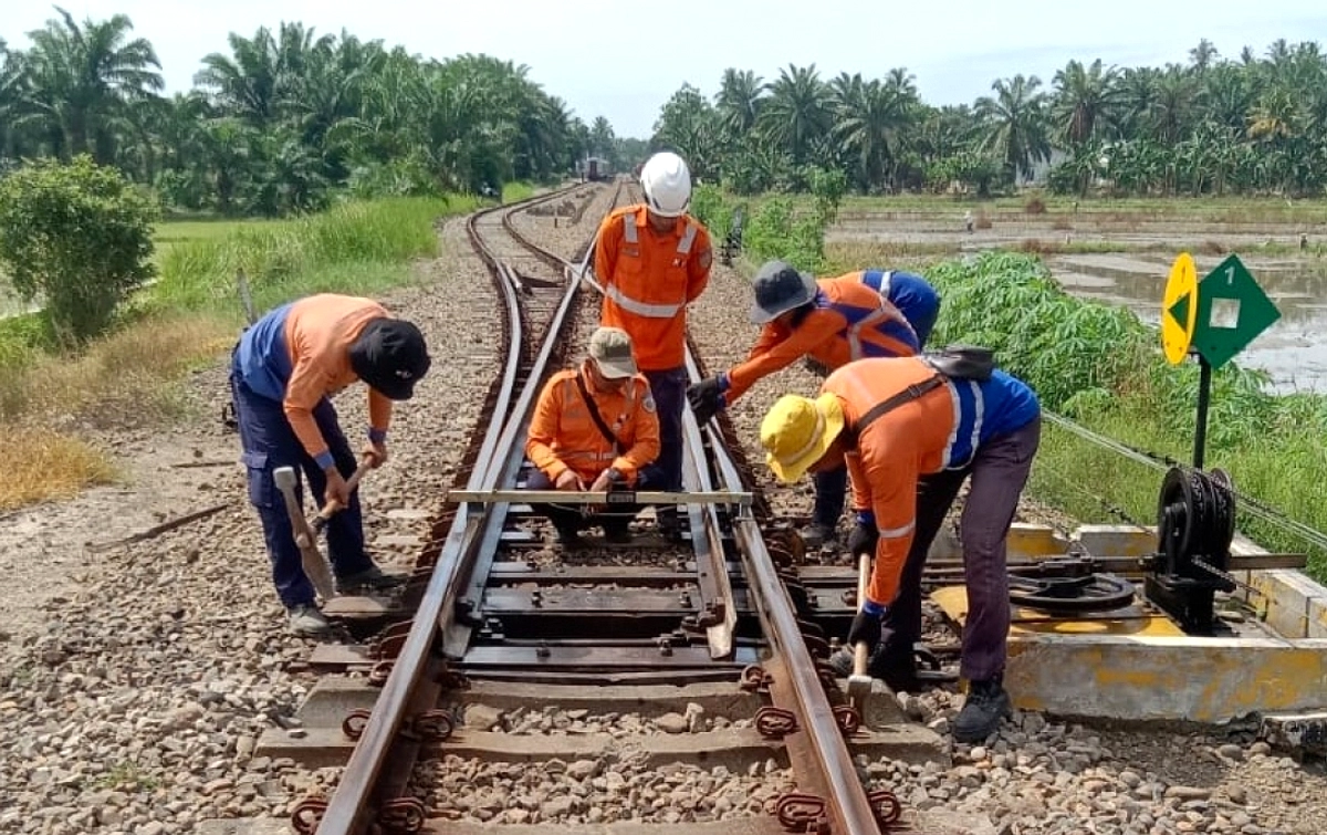 Pemadaman Listrik Sumut Tidak Mengganggu Jadwal Kereta