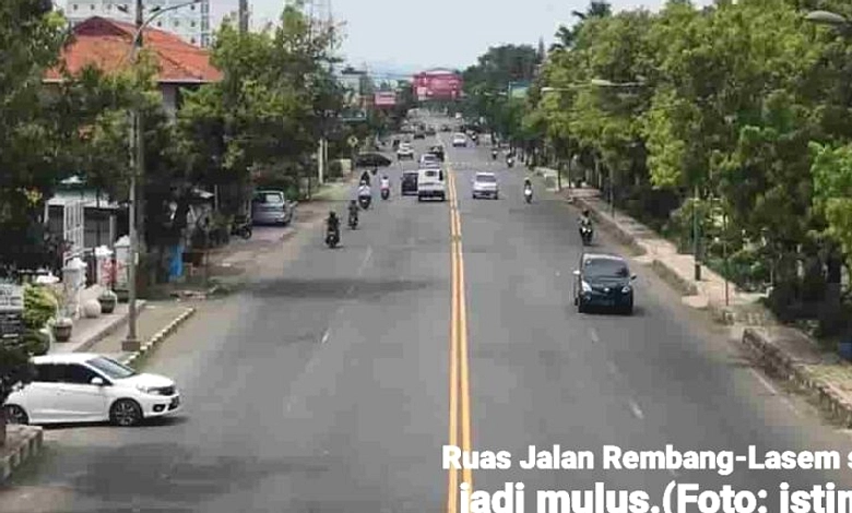 Pembangunan Jalan Rembang Capai 71,32 Persen