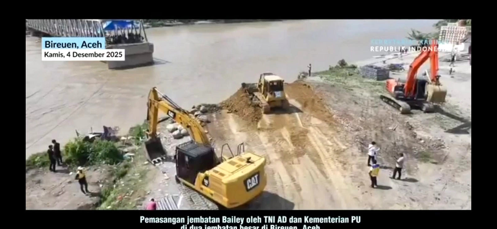 Pembangunan Jembatan Krueng Tingkeum 40% Selesai Konektivitas