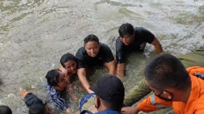 Pemuda 21 Tahun Ditemukan Tewas Tenggelam di Sungai Kalimas Surabaya