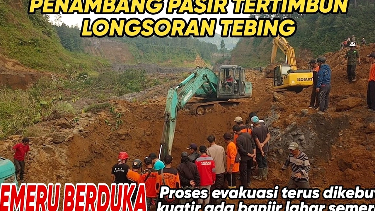 Penambang Pasir di Lumajang Terluka 80 Persen Akibat Letusan Sekunder Semeru