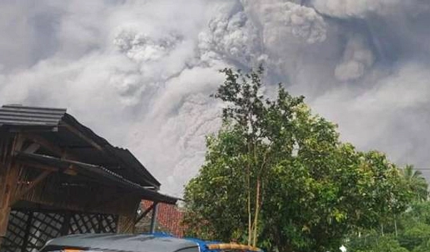 Penambang Pasir Tewas Terkena Letusan Sekunder Gunung Semeru