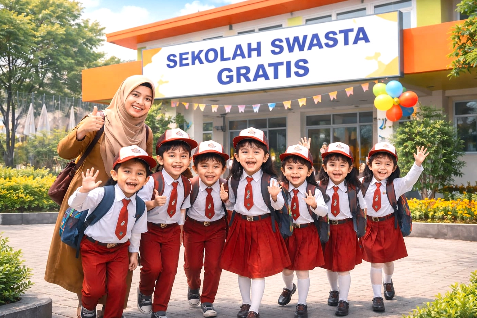 Pendaftaran Sekolah Swasta Gratis Jakarta Dibuka Lagi