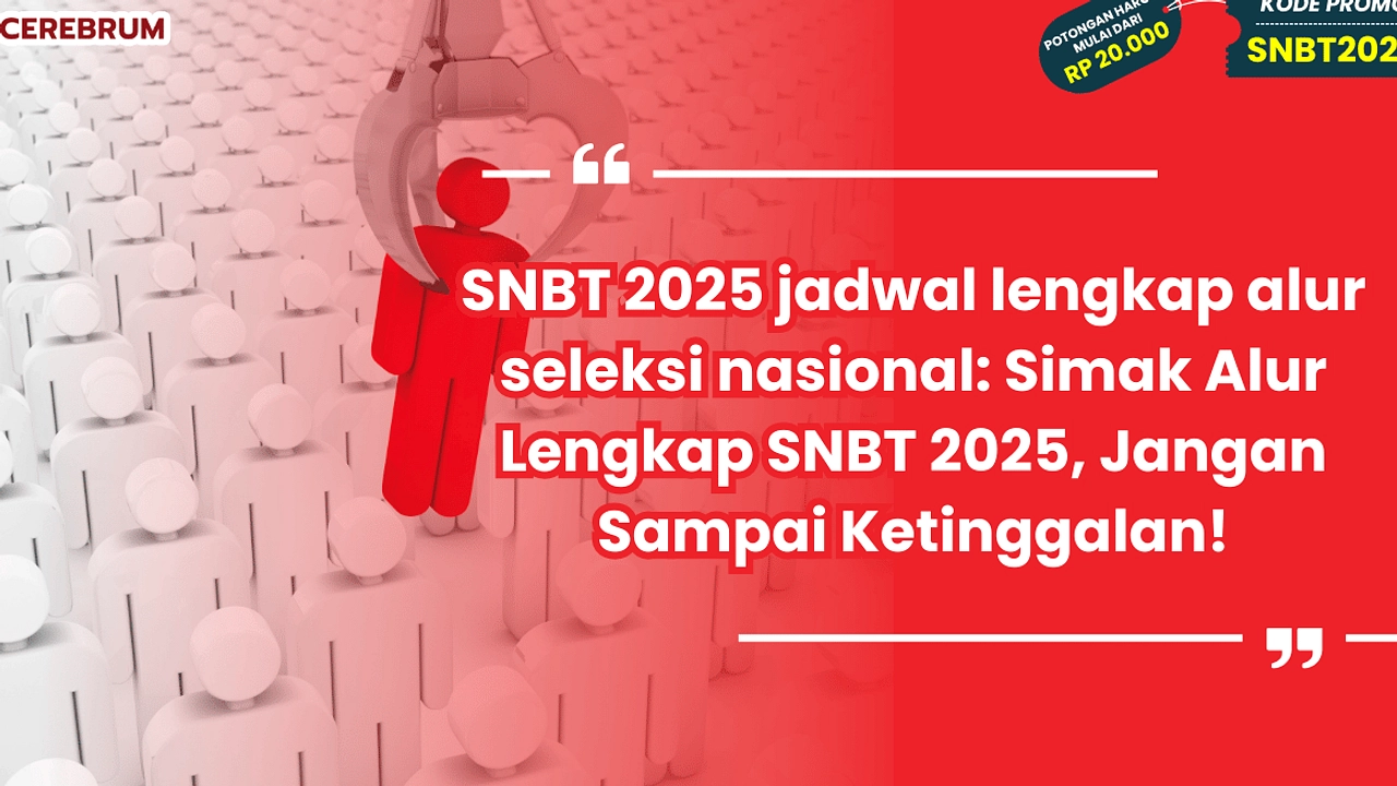 Pendaftaran SNBT 2026 Dimulai 25 Maret, Akhiri 7 April