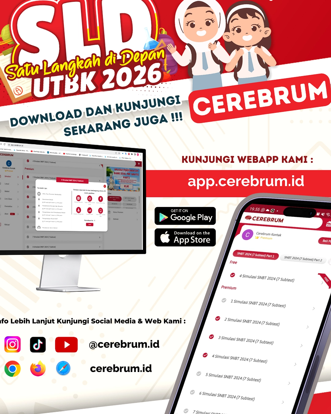 Pendaftaran UTBK SNBT 2026 Dibuka 25 Mar, Selesai 7 Apr