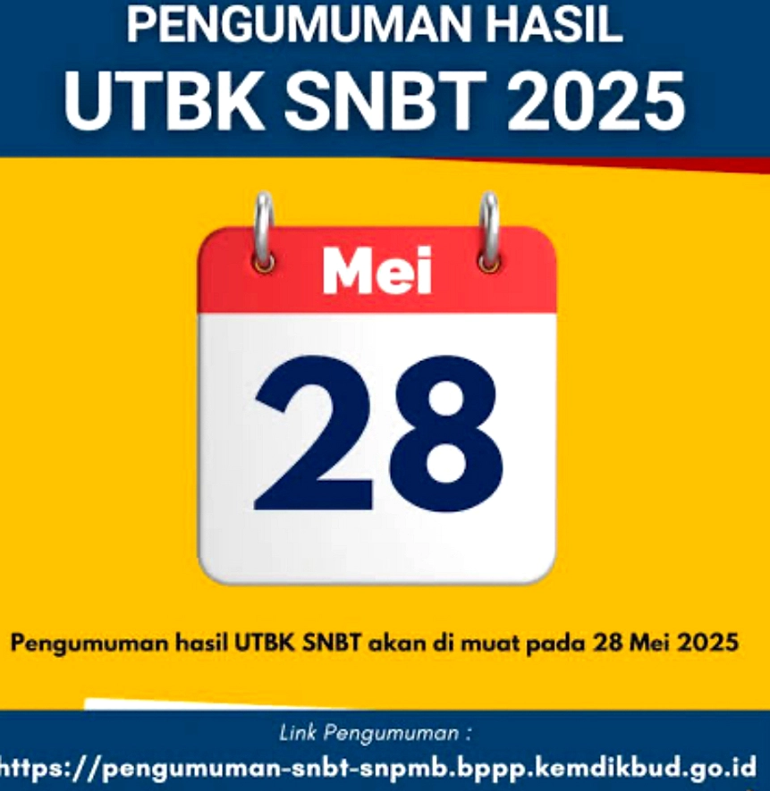 Pengumuman Hasil UTBK SNBT 2026: 25 Mei 15.00 WIB, Kita Tunggu