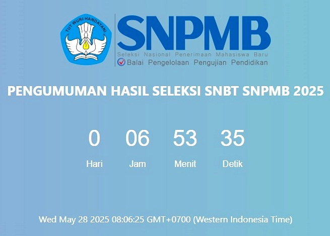 Pengumuman Hasil UTBK SNBT 2026 Resmi Dibuka 25 Mei