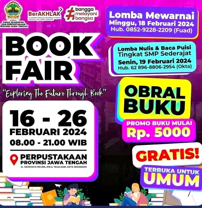 Perpustakaan Jateng Bebas Parkir, Meningkatkan Literasi