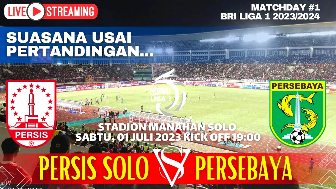 Persebaya vs Persis Solo: Laga Tandang 9 Mei di Manahan