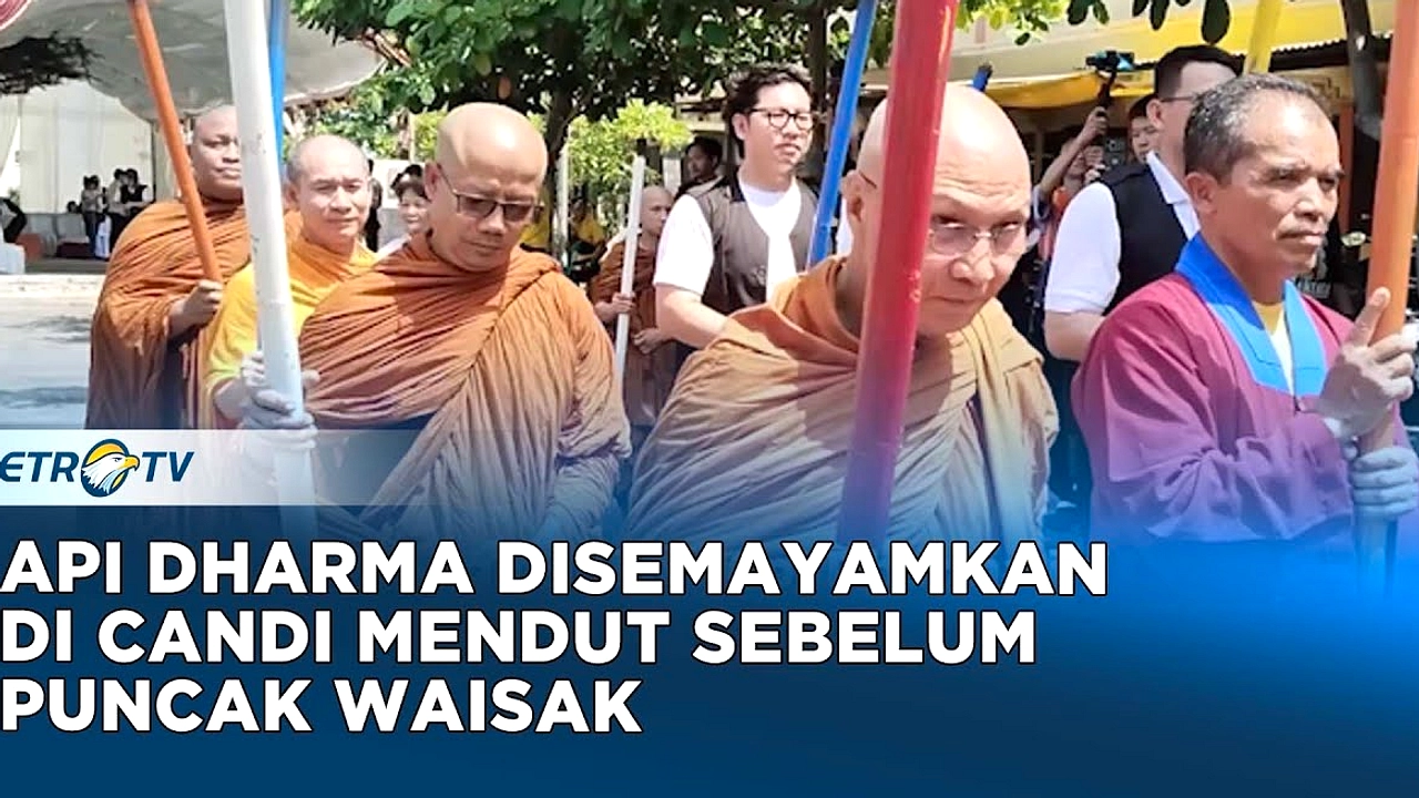 Persiapan Api Dharma Waisak di Mrapen, Magelang 29 Mei