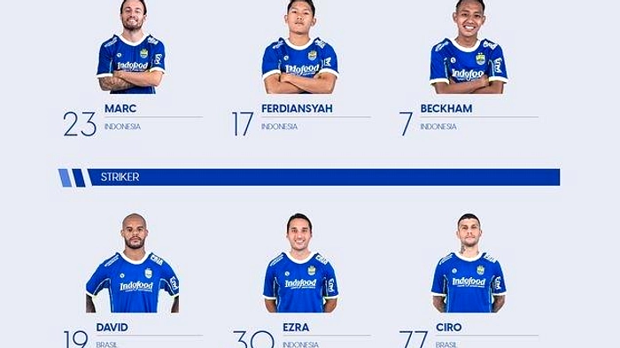Persib Rekrut Striker Timnas Montenegro Gantikan Andrew Jung