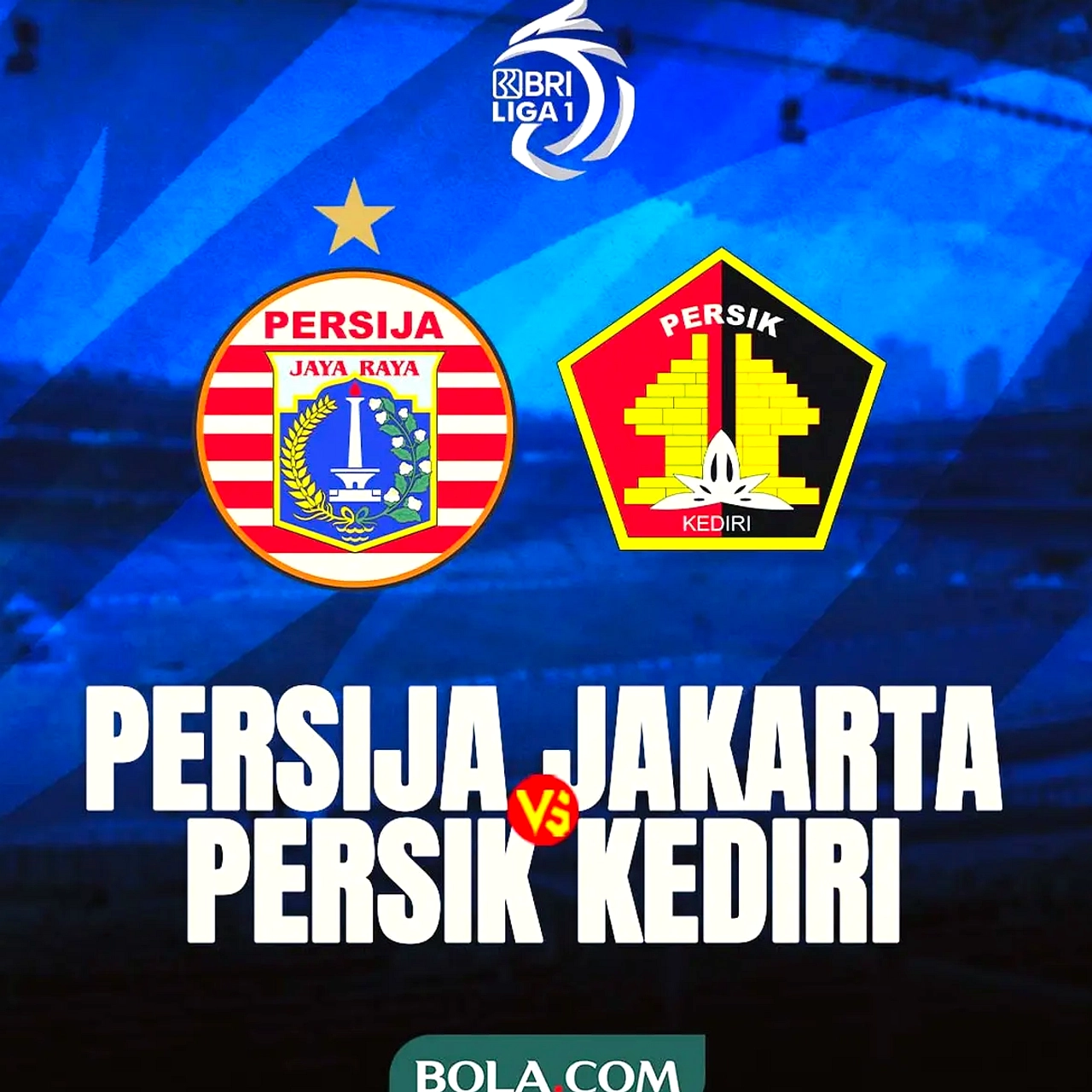 Persija Jakarta Hadapi Persik Kediri di Stadion Brawijaya