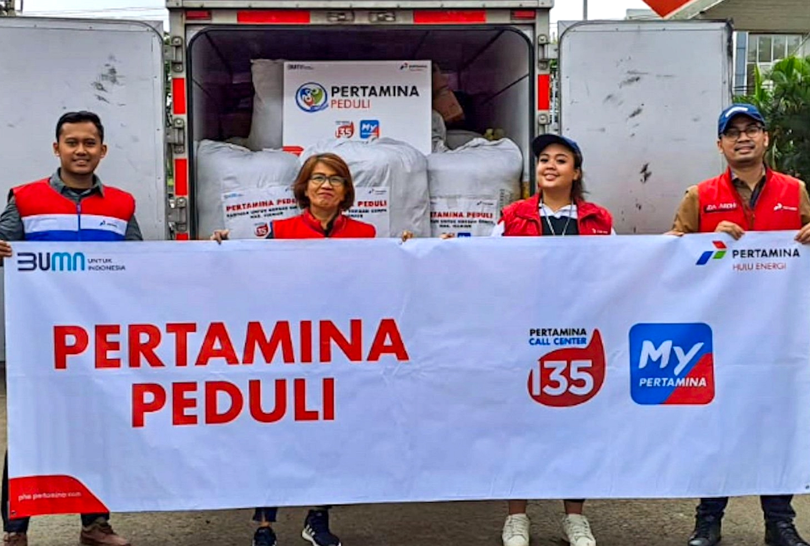 Pertamina Salurkan Bantuan Pascagempa NTT