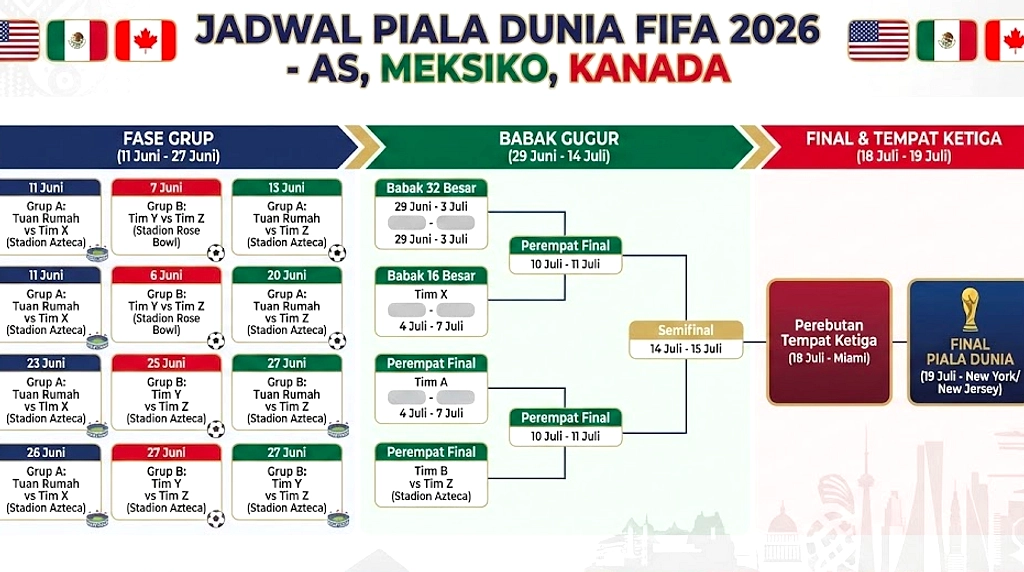 Piala Dunia 2026: Batas Waktu Gawang dan Throw-In 5 Detik