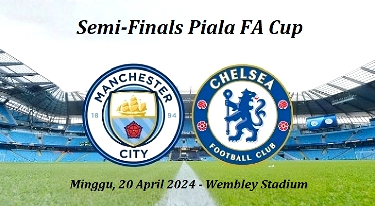 Piala FA Sabtu: City vs Liverpool, Chelsea vs Port Vale