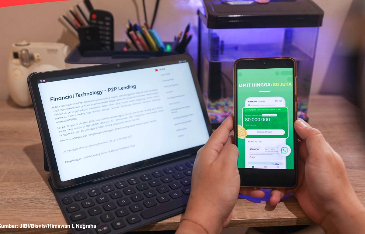 Pindar Tumbuh 26,25% YoY, OJK Lapor Rp 101 Triliun Indonesia