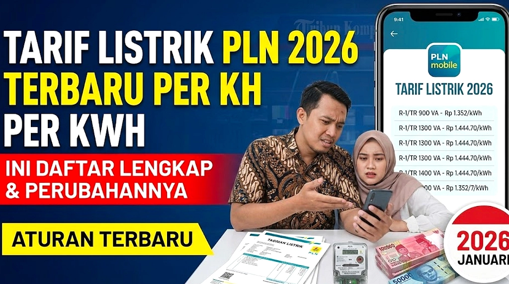 PLN Tetap Tanpa Kenaikan Tarif Listrik Triwulan Kedua 2026