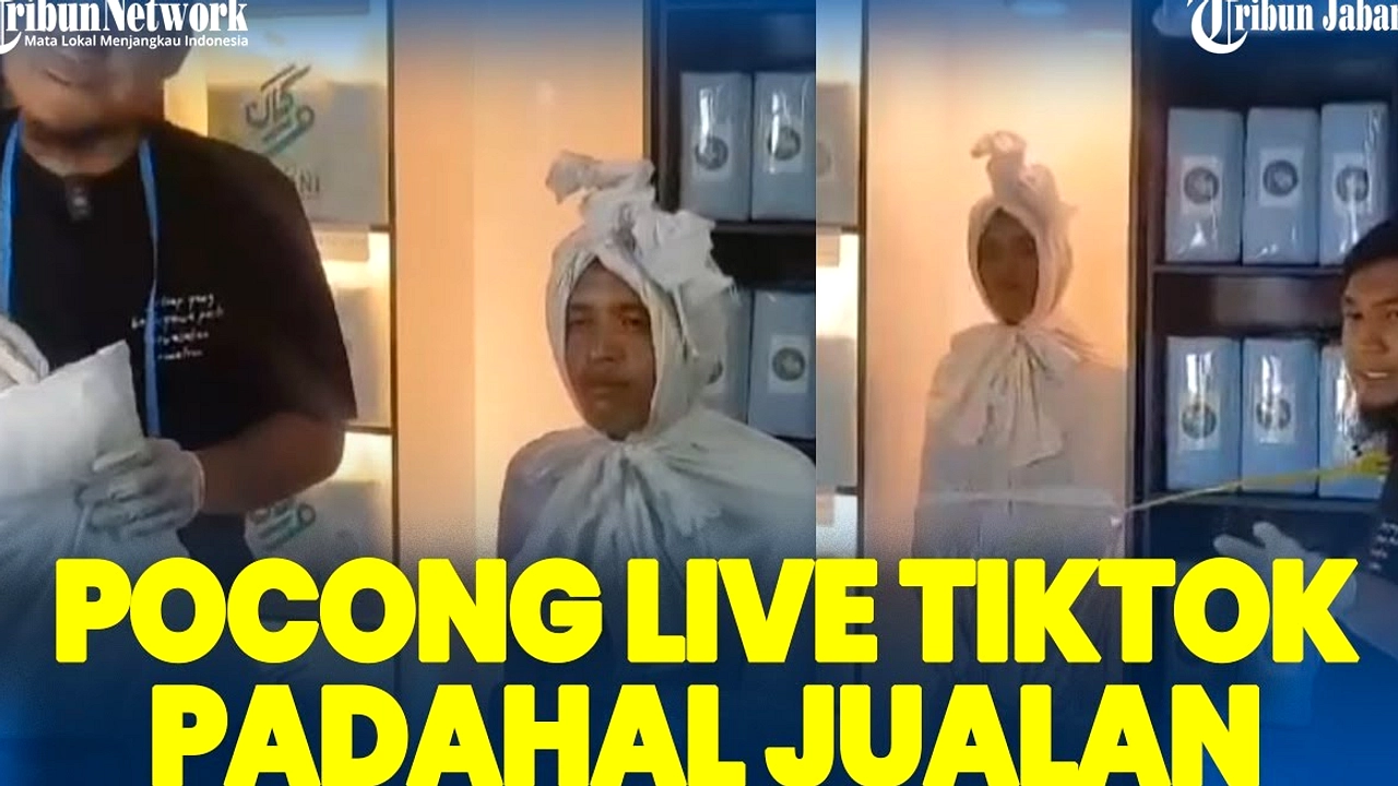 Polisi Tangkap Tiga Remaja atas Konten Pocong Viral TikTok
