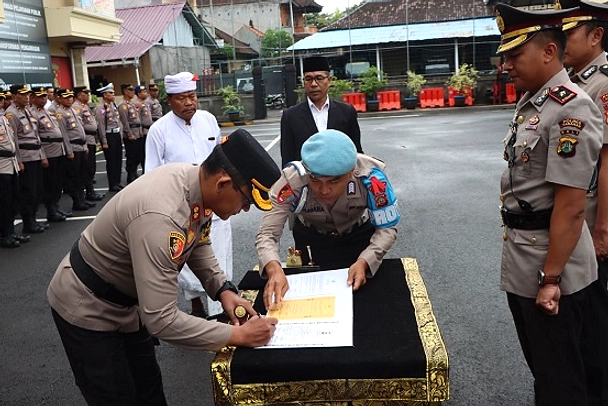 Polres Badung Laksanakan Serah Terima Jabatan Baru pada 13 Mei