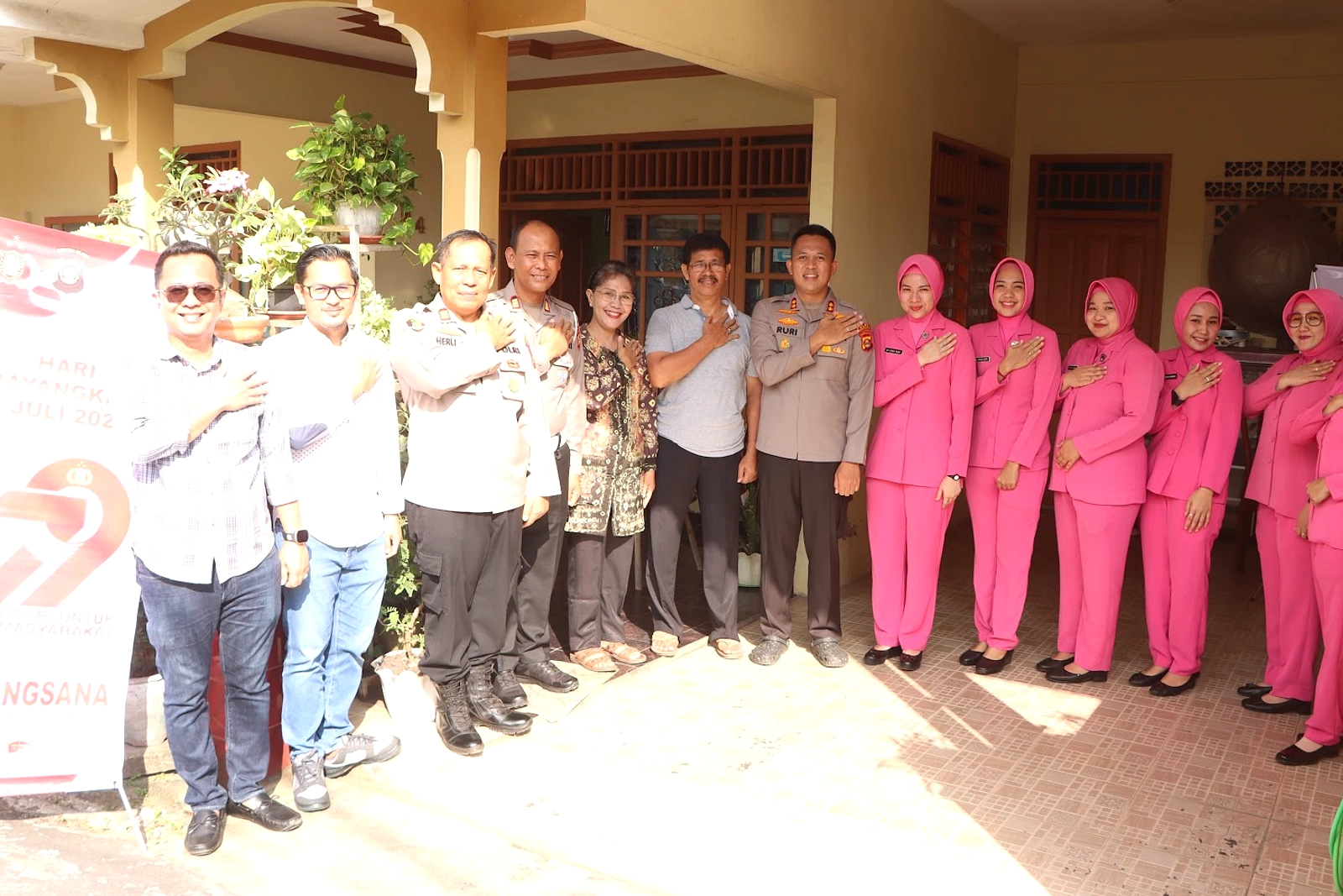 Polres Banyuasin Anjangsana 18 Juni dan Dukungan Purnawirawan