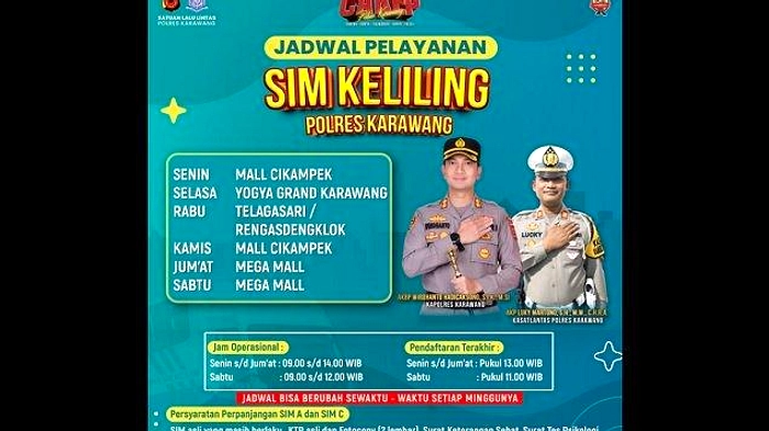 Polres Karawang Tingkatkan Layanan SIM dan SKCK, Siap 24 Jam