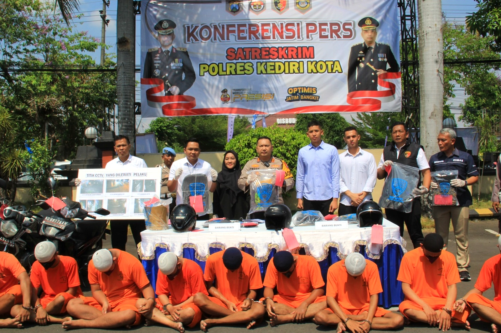 Polres Kediri Tambah Videotron, Kantin, Gerobak Listrik