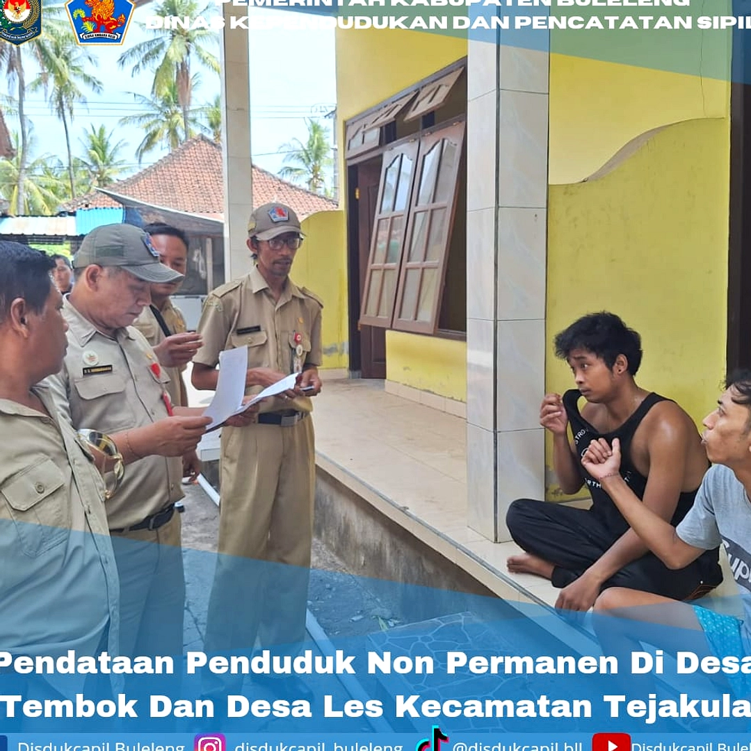 Polri dan TNI Serahkan Identitas Warga Kos di Tabanan