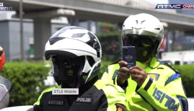 Polri Nganjuk Tegakkan Hukum Pemotor Melawan Arus SP4 Sate