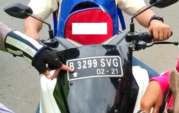 Polri Tegaskan Larangan Modifikasi Pelat Nomor Kendaraan
