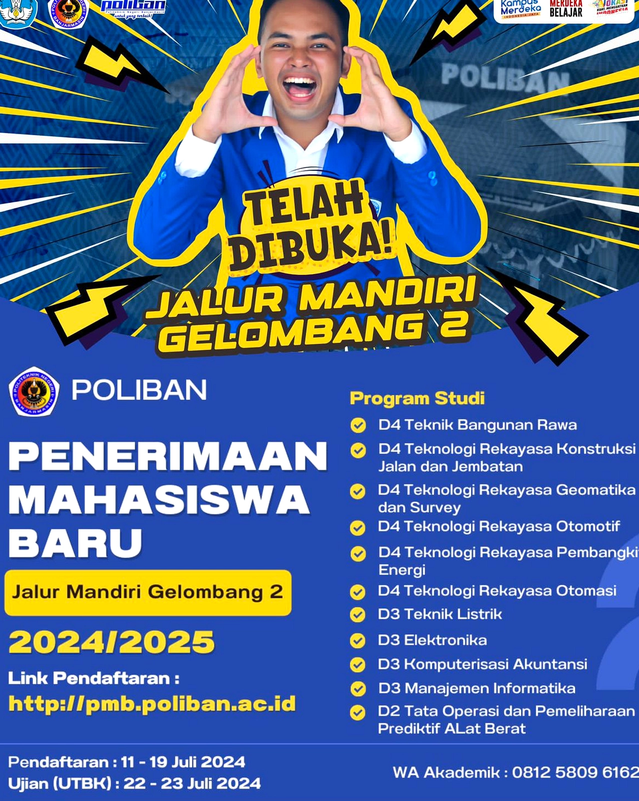 Poltekbang Medan Buka Gelombang Kedua Pendaftaran Non-Reguler