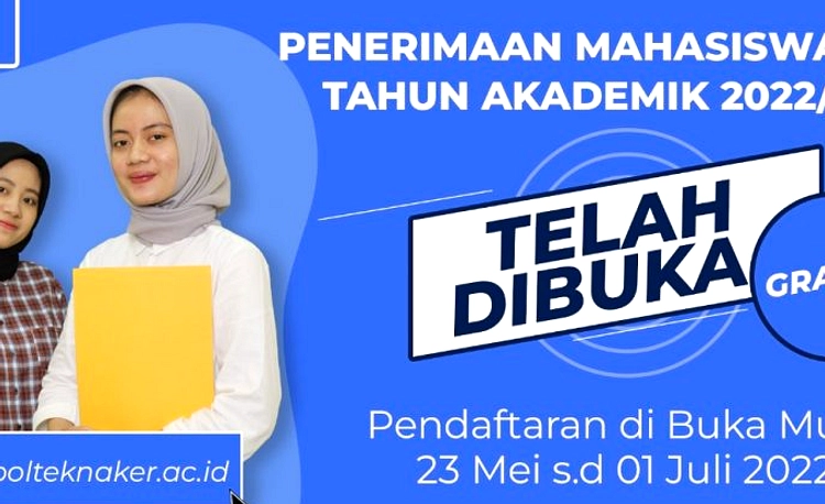 Polteknaker Buka PMB 2026/27: Kuliah Gratis & Pekerjaan