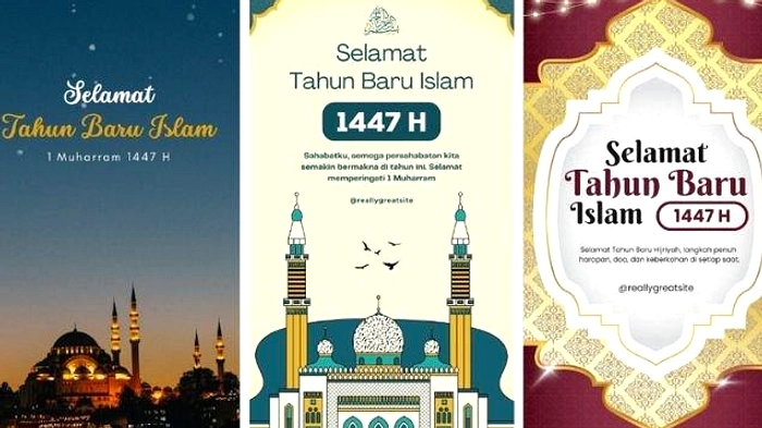 Poster Tahun Baru Islam 2026: Desain Mudah Disesuaikan