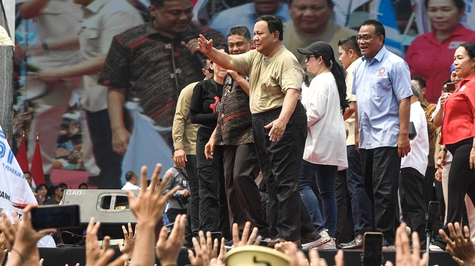 Prabowo Berpidato di Monas 1 Mei, Umumkan Kebijakan Buruh