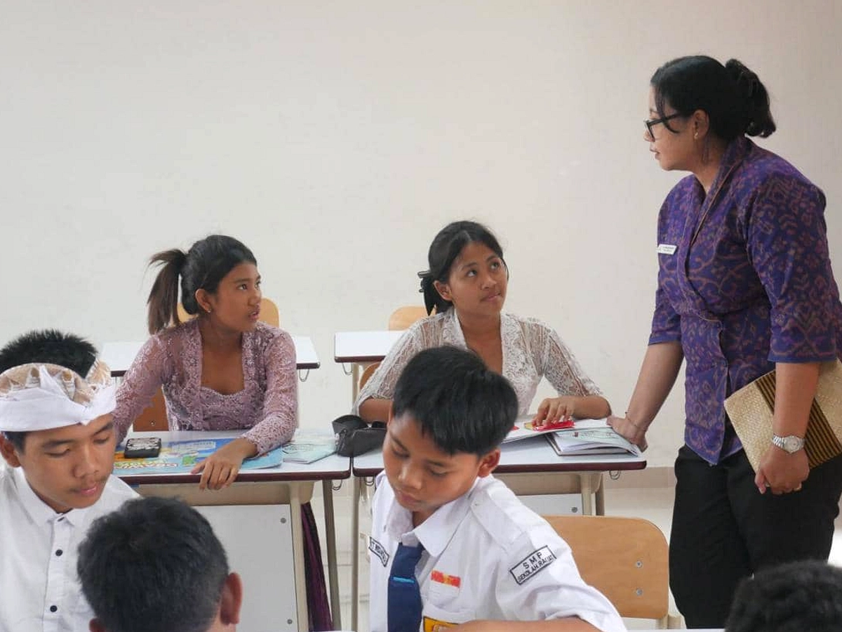 Prabowo di SRMP 17 Tabanan Dorong Sekolah Rakyat Bali