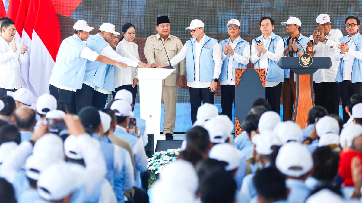 Prabowo Resmikan 1.000 Koperasi Merah Putih di Nganjuk