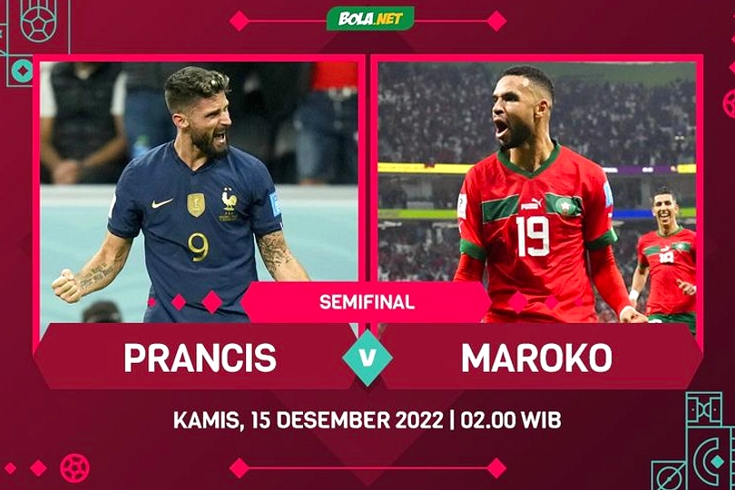 Prancis ke Semifinal Piala Dunia Usai Kalahkan Maroko 2-0