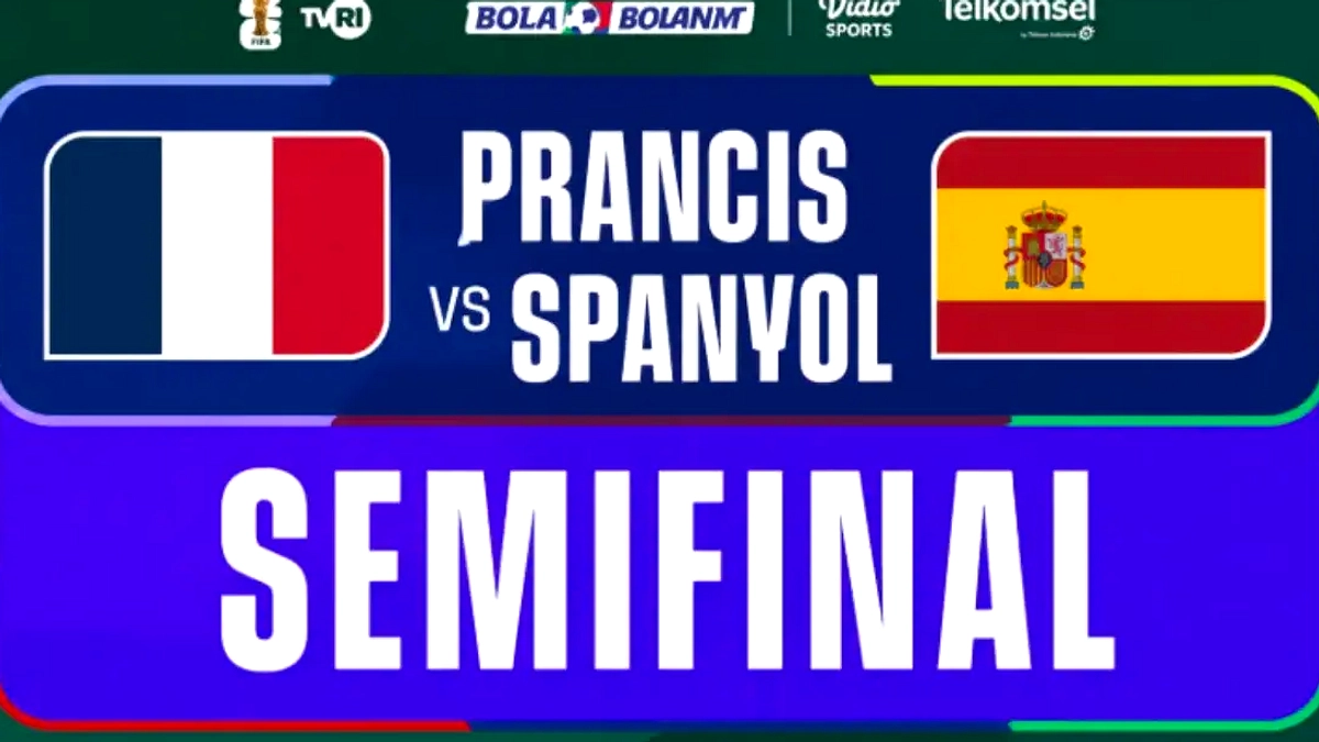 Prancis vs Spanyol di Semifinal Piala Dunia 2026