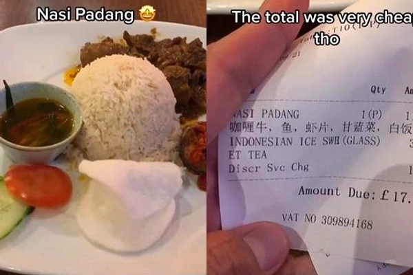 Pria Malaysia Harga Nasi & Tauge Rp 38.000 di Jakarta