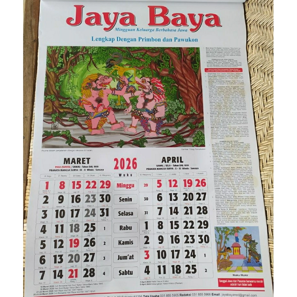 Primbon Jawa 6 Juli 2026: Senin Legi, Watak, dan Neptu 9