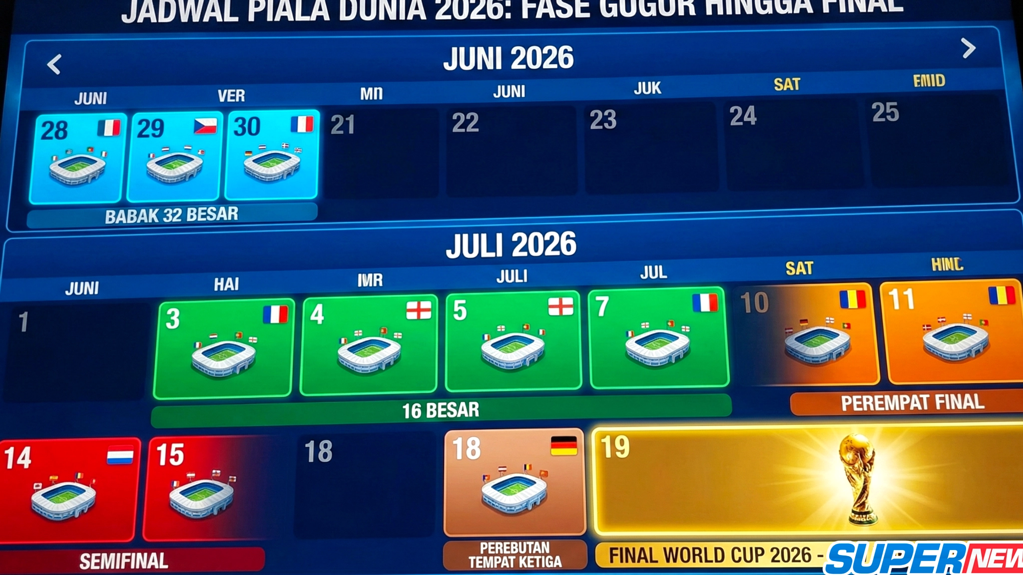 Promo Makanan Nobar Piala Dunia 2026, Harga Hemat