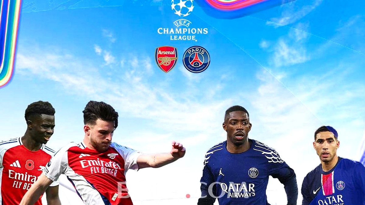 PSG vs Arsenal: Final Liga Champions 30 Mei di Budapest