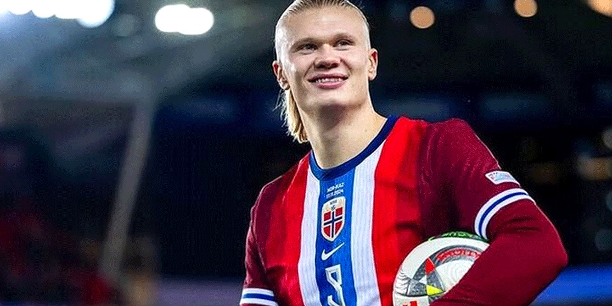 Putri Norwegia Peluk Haaland di Ruang Ganti