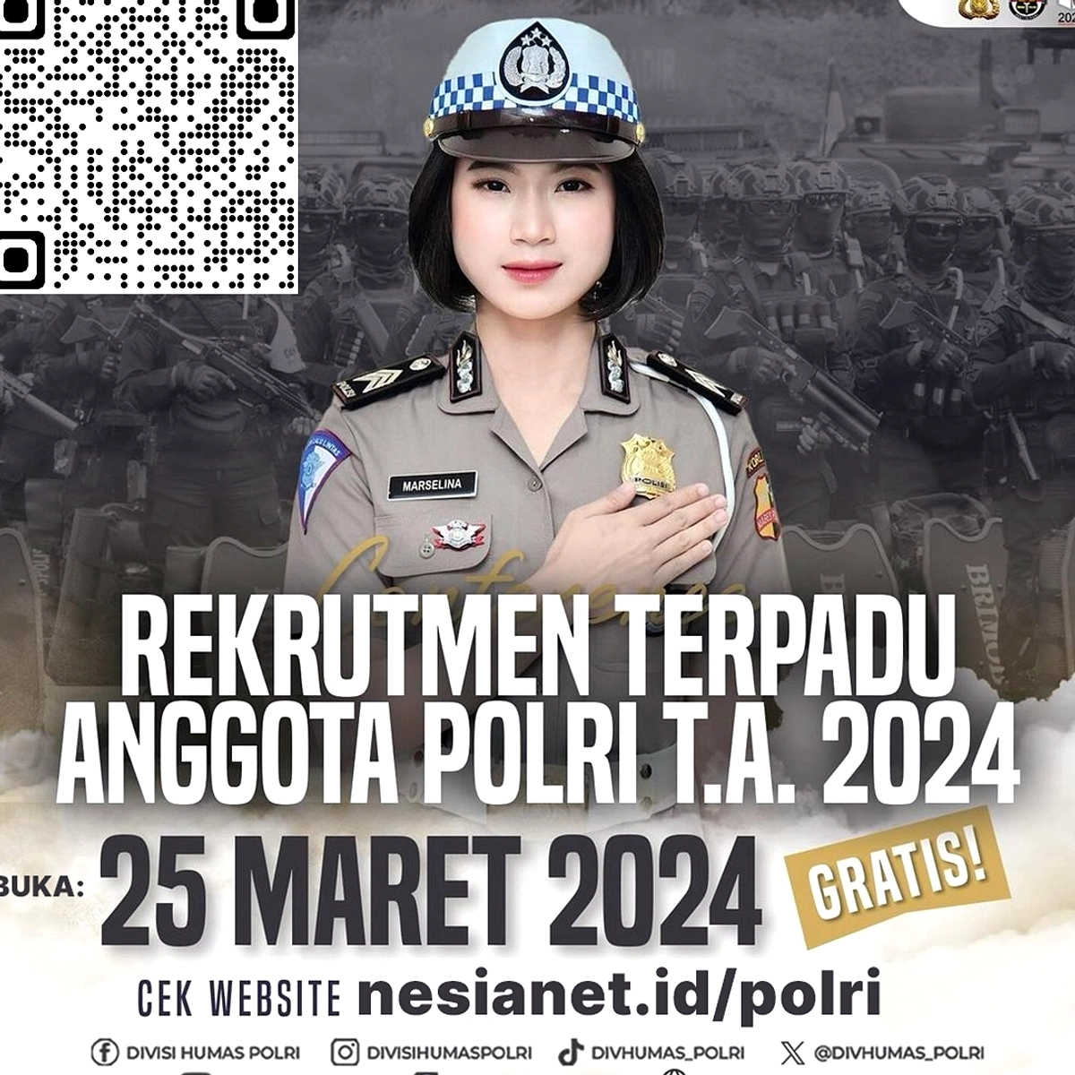 Rekrutmen Polri 2026: Pendaftaran Dibuka 09‑30 Maret