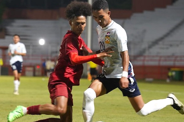 Reno Salampessy Cedera, Garuda Muda Kalahkan Vietnam