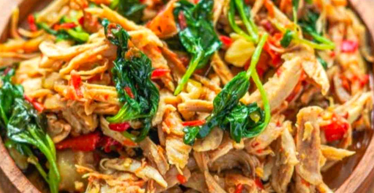 Resep Ayam Suwir Kemangi Tahan Lama