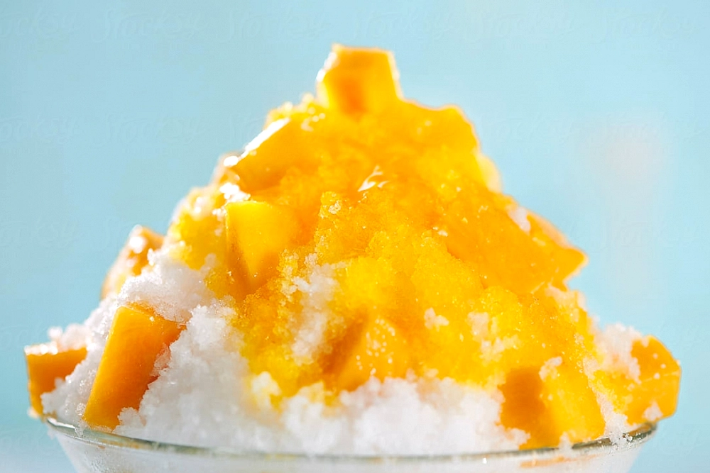 Resep Es Krim Mochi Mangga Jadi Bingsoo Korea
