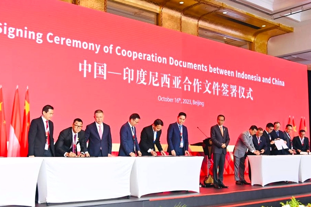 RI-China Sepakat Bisnis Rp35,87 Triliun