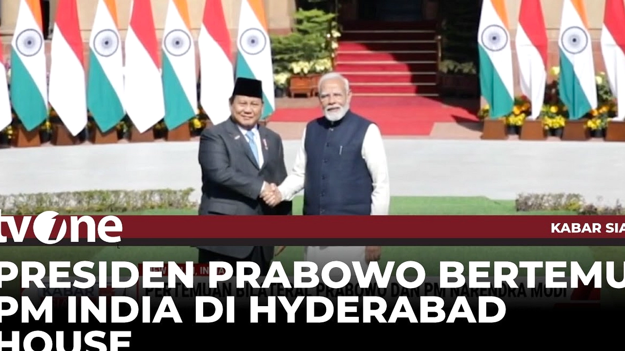 RI-India Teken 16 Kerja Sama, Rudal hingga Baja